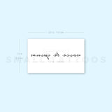 Nosce Te Ipsum Temporary Tattoo (Set of 3)