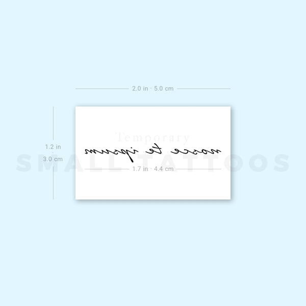 Nosce Te Ipsum Temporary Tattoo (Set of 3)
