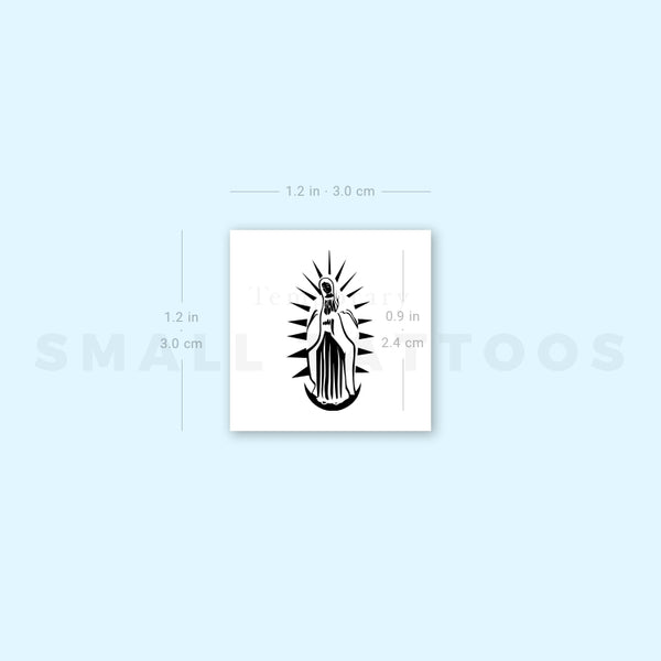 Our Lady Of Guadalupe Temporary Tattoo (Set of 3)