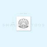 Scallop Temporary Tattoo (Set of 3)