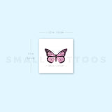 Pink Butterfly Temporary Tattoo (Set of 3)