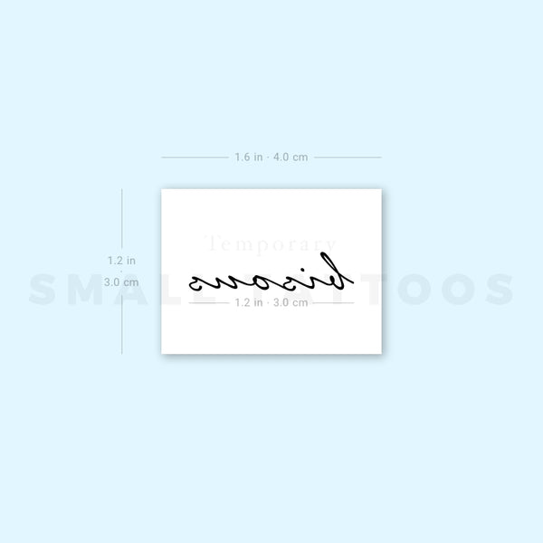 Bisous Temporary Tattoo (Set of 3)