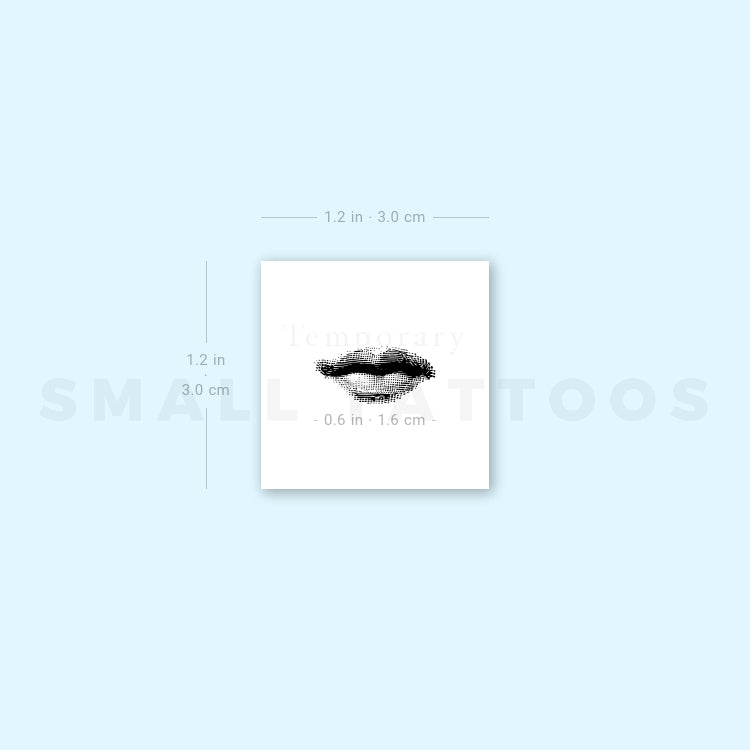 Mouth Temporary Tattoo (Set of 3)