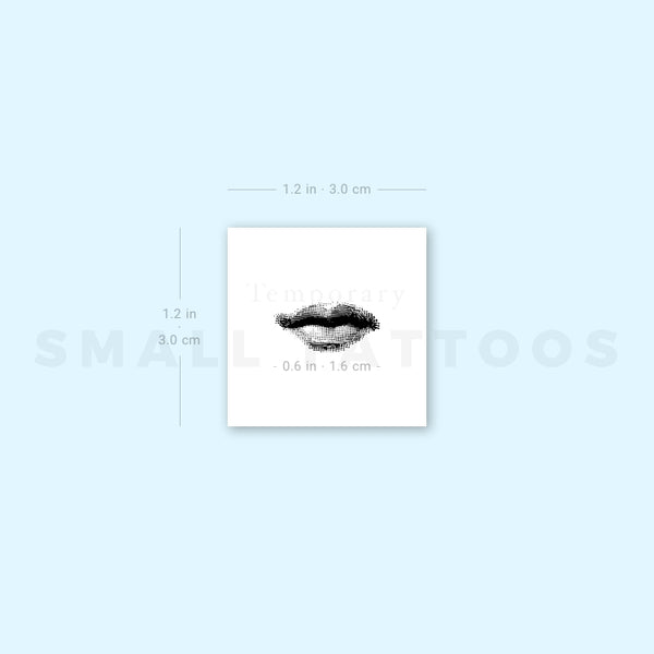 Mouth Temporary Tattoo (Set of 3)