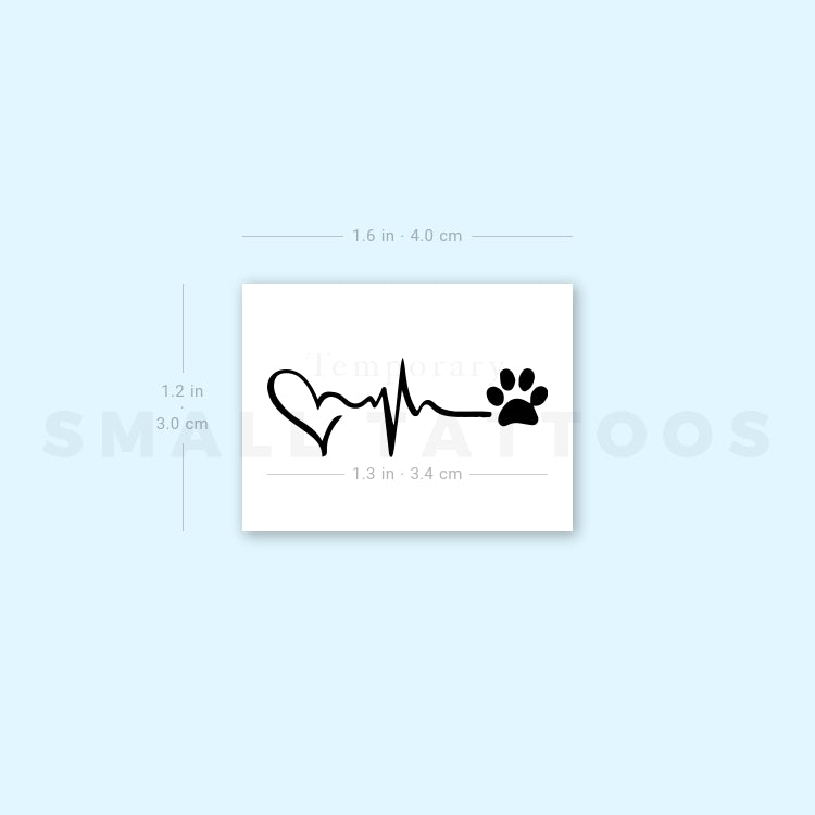 Love Hope Love Temporary Tattoo (Set of 3)