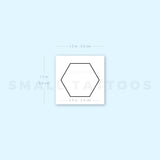 Hexagon Temporary Tattoo (Set of 3)