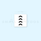 Liam Payne Four Arrows Tribute Temporary Tattoo (Set of 3)