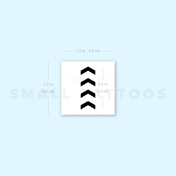 Liam Payne Four Arrows Tribute Temporary Tattoo (Set of 3)