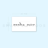 Rise Above Temporary Tattoo (Set of 3)