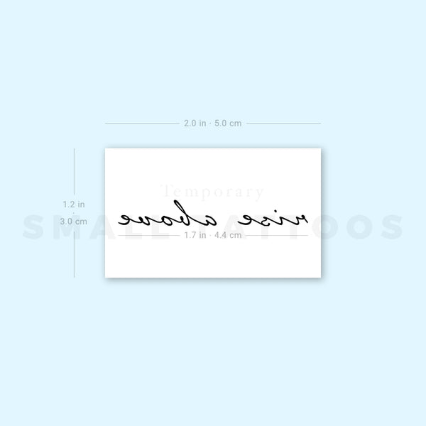 Rise Above Temporary Tattoo (Set of 3)