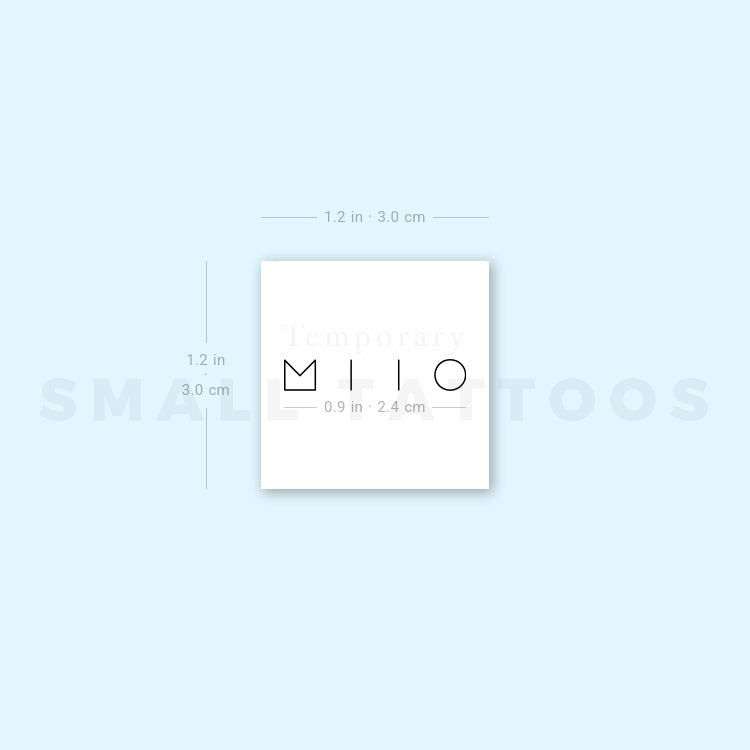 Ring, Two Towers, Return Of The King Temporary Tattoo (Set of 3)