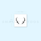 Antlers Temporary Tattoo (Set of 3)