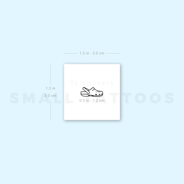 Clogs Temporary Tattoo (Set of 3)