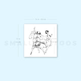 Three Muses Temporary Tattoo (Set of 3)