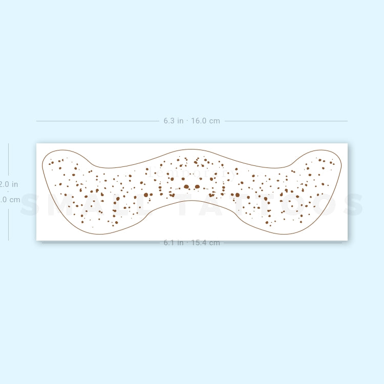 Brown Freckles Temporary Tattoo (Set of 3)