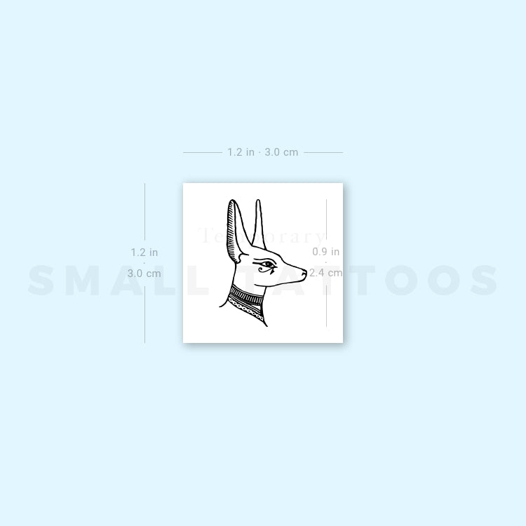 Anubis Temporary Tattoo (Set of 3)