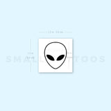 Alien Head Temporary Tattoo (Set of 3)