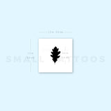 Oak Leaf Temporary Tattoo (Set of 3)