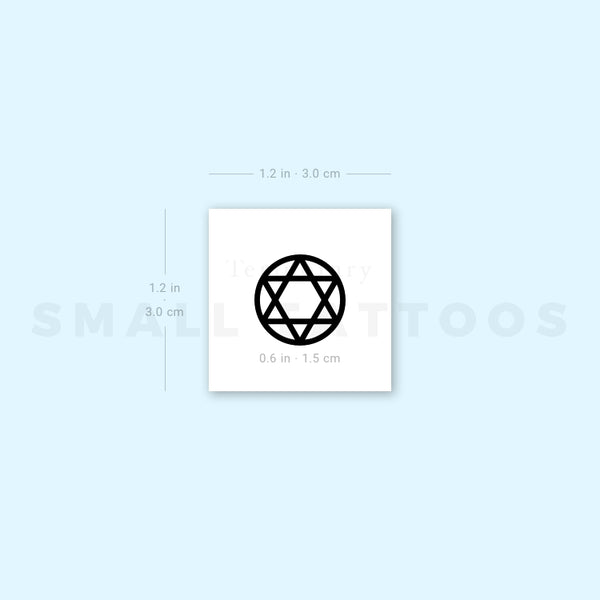 Seal Of Solomon Temporary Tattoo (Set of 3)