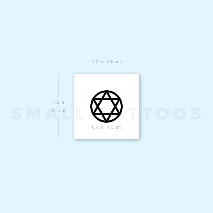 Seal Of Solomon Temporary Tattoo (Set of 3)