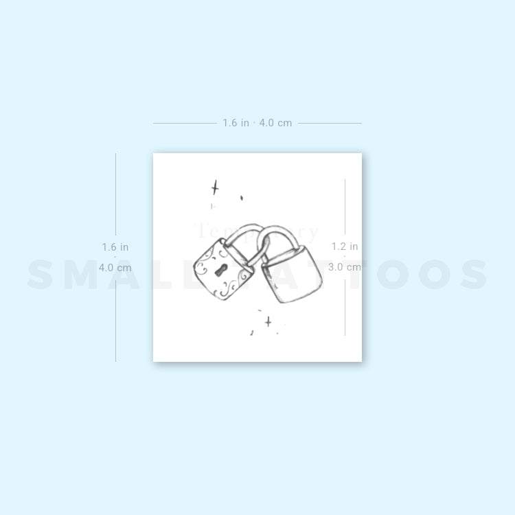 Packlocks By Stefano Mazza Temporary Tattoo (Set of 3)