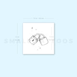 Packlocks By Stefano Mazza Temporary Tattoo (Set of 3)