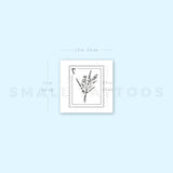 Bouquet Stamp Temporary Tattoo (Set of 3)
