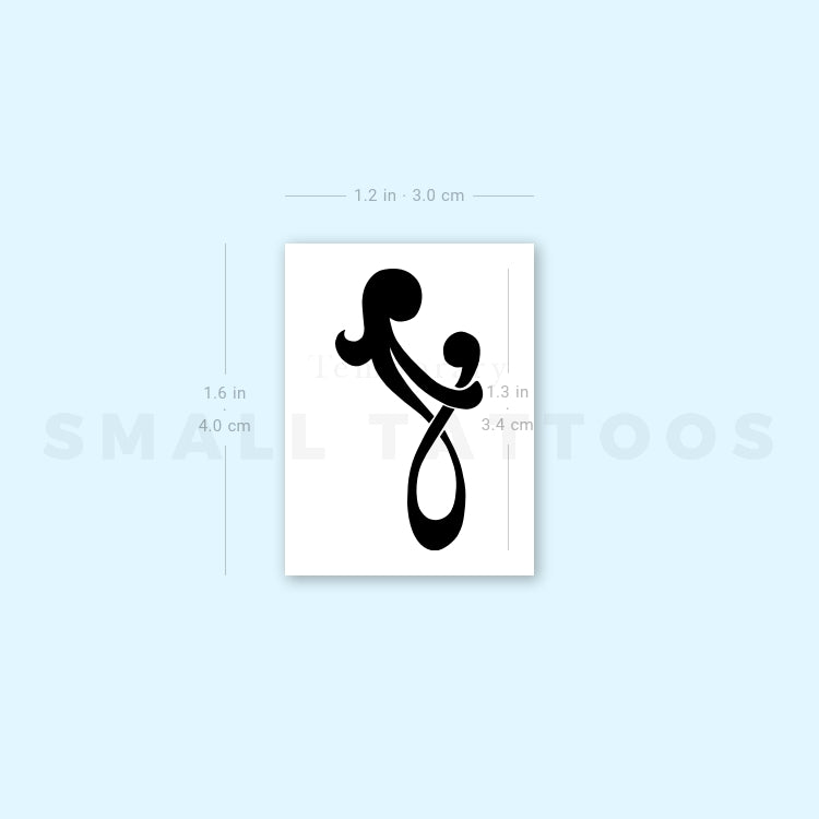 Mother And Son Temporary Tattoo (Set of 3)