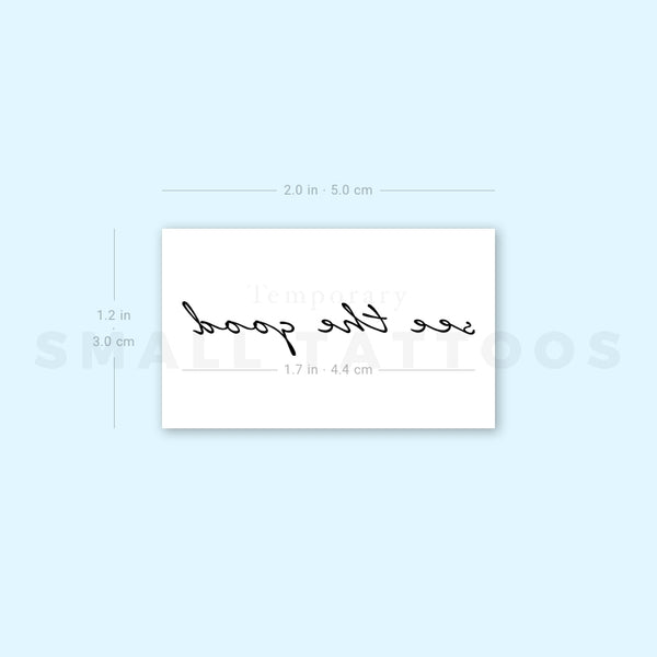 See The Good Temporary Tattoo (Set of 3)