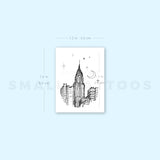 Chrysler Building Temporary Tattoo (Set of 3)