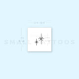 Little North Star Couple Temporary Tattoo (Set of 3)