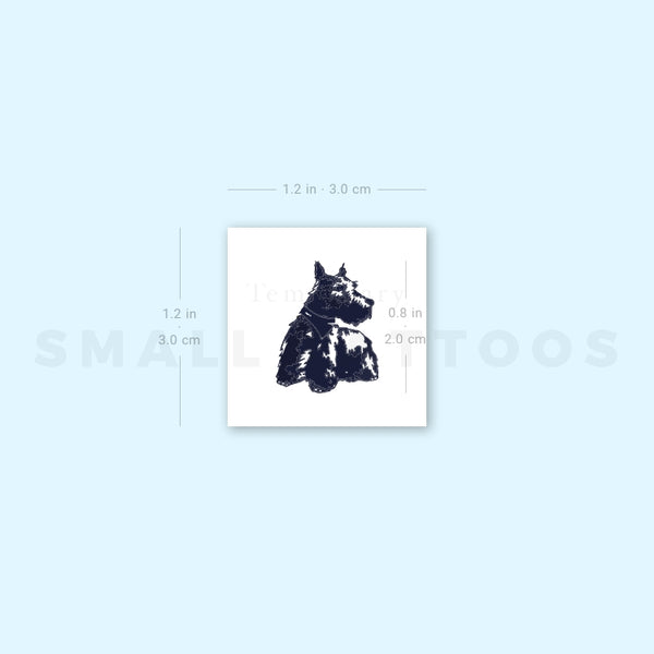 Scottie Temporary Tattoo (Set of 3)