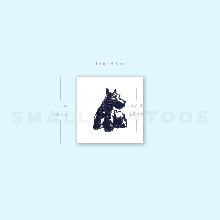 Scottie Temporary Tattoo (Set of 3)