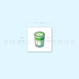 Matcha Latte Temporary Tattoo (Set of 3)