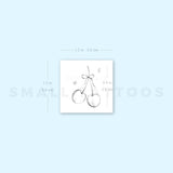 Cherries By Stefano Mazza Temporary Tattoo (Set of 3)