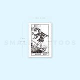 The Fool Tarot Card Temporary Tattoo (Set of 3)