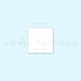 White Dove Temporary Tattoo (Set of 3)