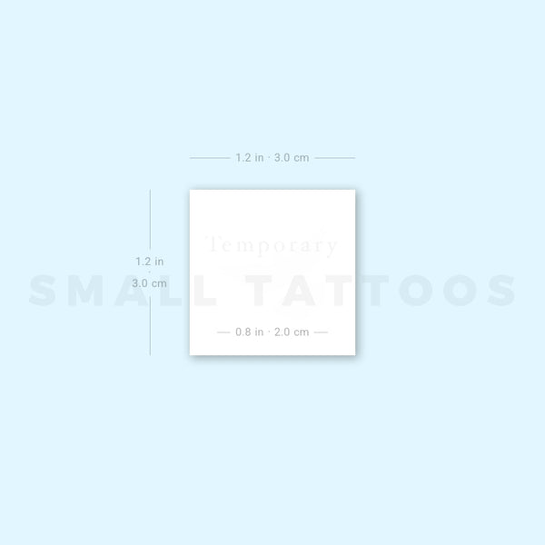 White Dove Temporary Tattoo (Set of 3)