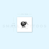 Kiwi Bird Temporary Tattoo (Set of 3)