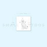 Little Cheetah By Stefano Mazza Temporary Tattoo (Set of 3)