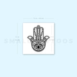 Hamsa Temporary Tattoo (Set of 3)