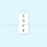 Soul By Temporary Tattoo M3.Ink (Set of 3)