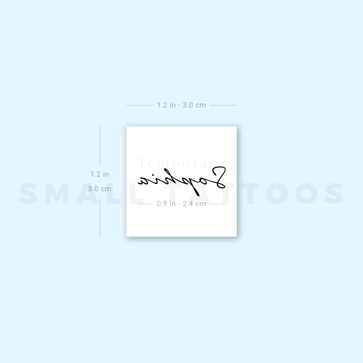 Sophia Temporary Tattoo (Set of 3)