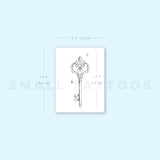 Vintage Key By Stefano Mazza Temporary Tattoo (Set of 3)