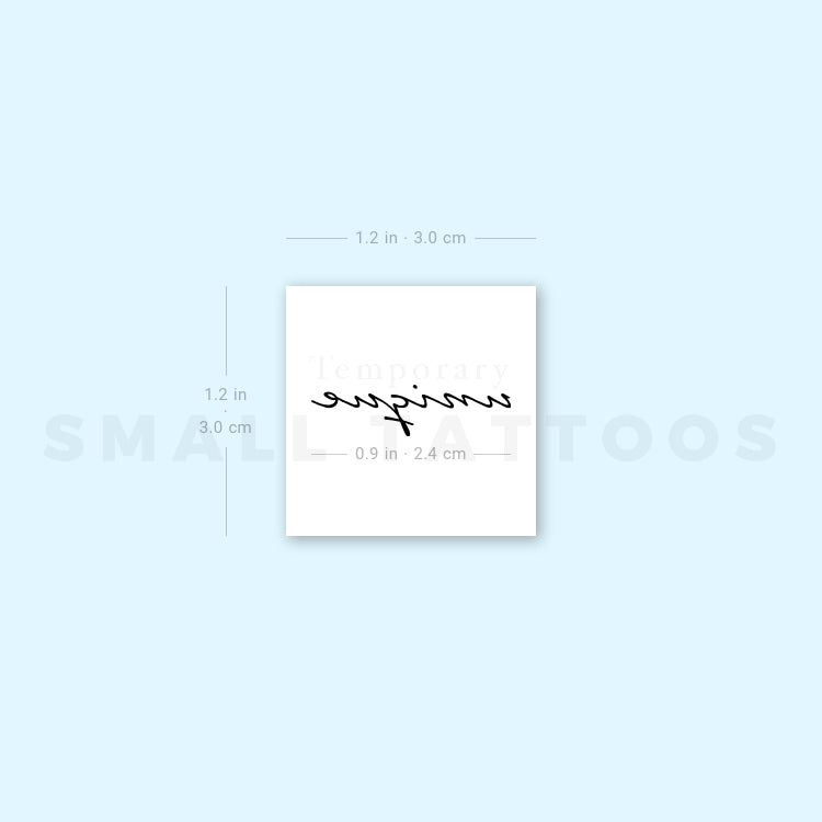 Unique Temporary Tattoo (Set of 3)