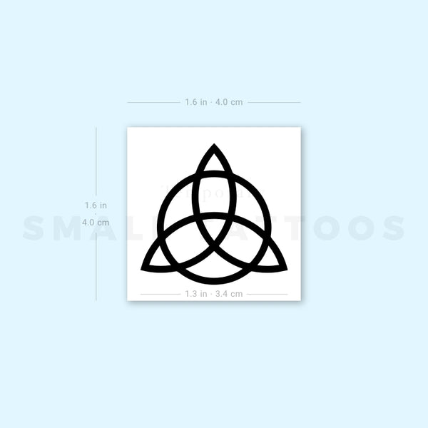 Trinity Knot Temporary Tattoo (Set of 3)