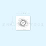 Happy Sun Temporary Tattoo (Set of 3)