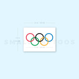 Olympic Rings Temporary Tattoo (Set of 3)