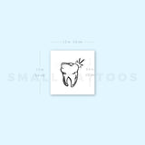 Tooth Temporary Tattoo (Set of 3)