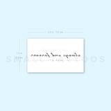 Always And Forever Temporary Tattoo (Set of 3)